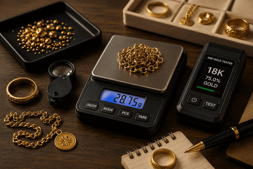Customer discussing a gold offer with a local Little Rock buyer