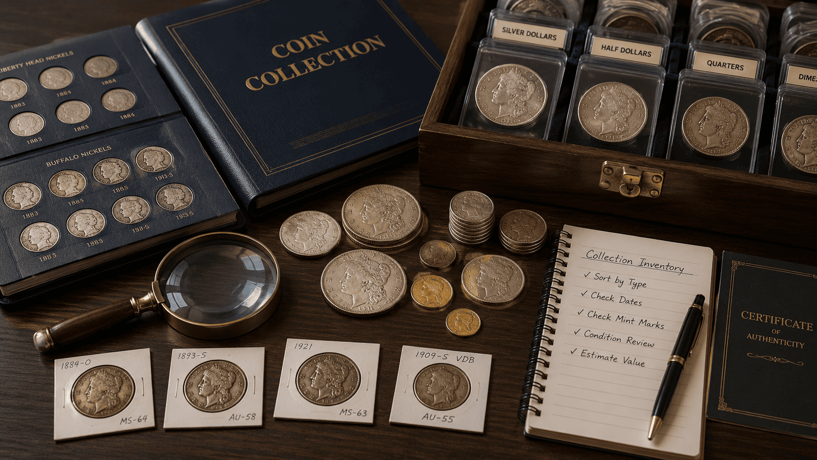 Gold and silver coins that local coin buyers near me can evaluate