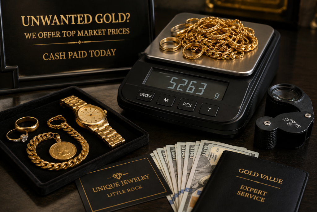 Sell unwanted gold Little Rock