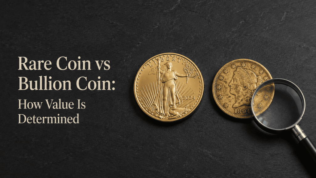 Rare Coin vs Bullion Coin: How Value Is Determined
